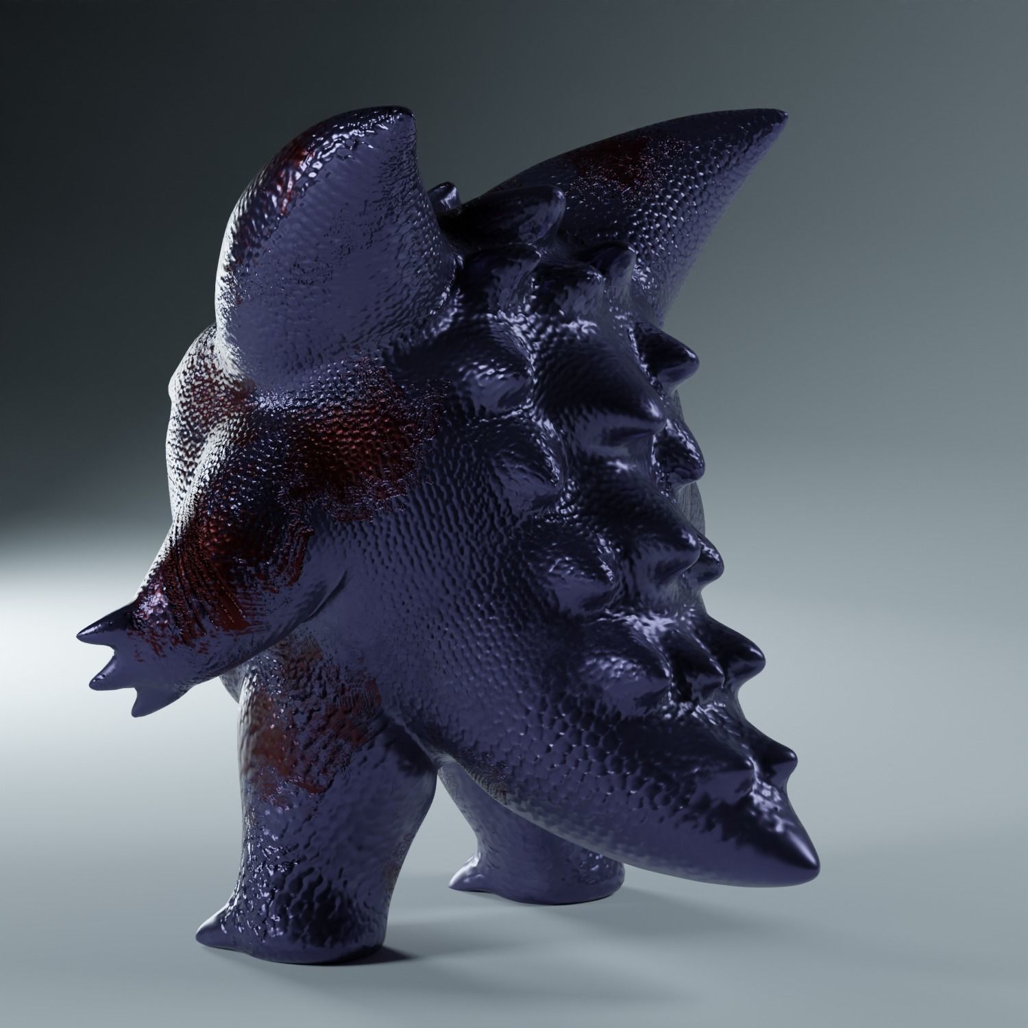Pokemon Gengar Free 3D model_3