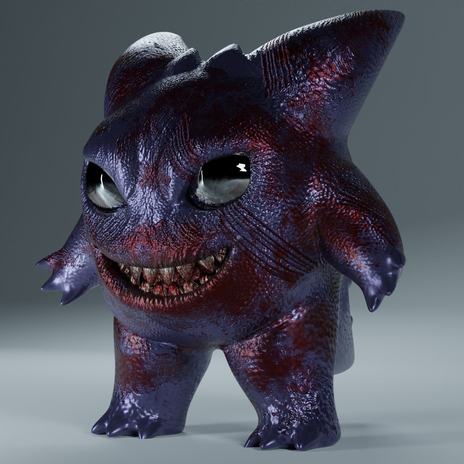 Pokemon Gengar Free 3D model_1