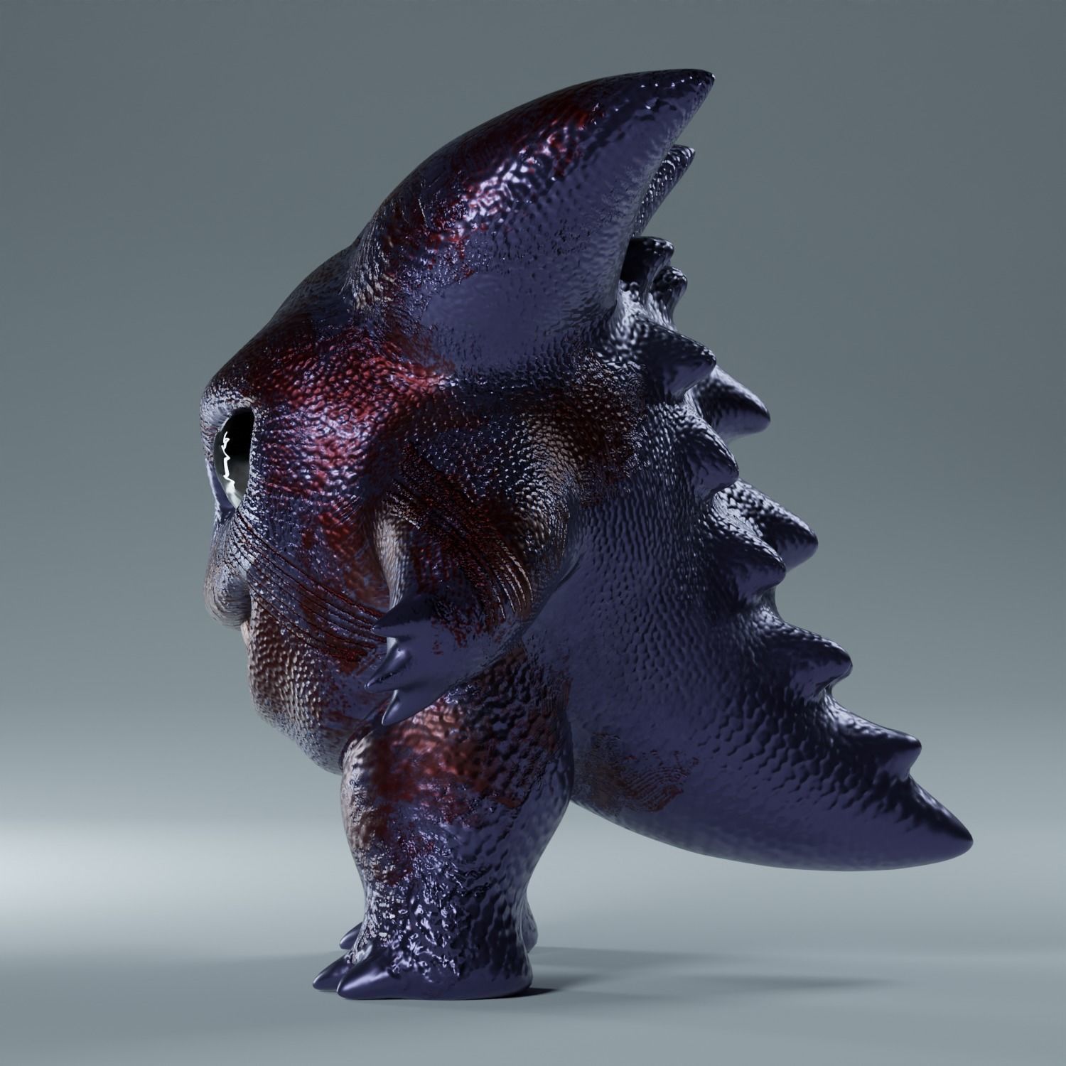 Pokemon Gengar Free 3D model_2