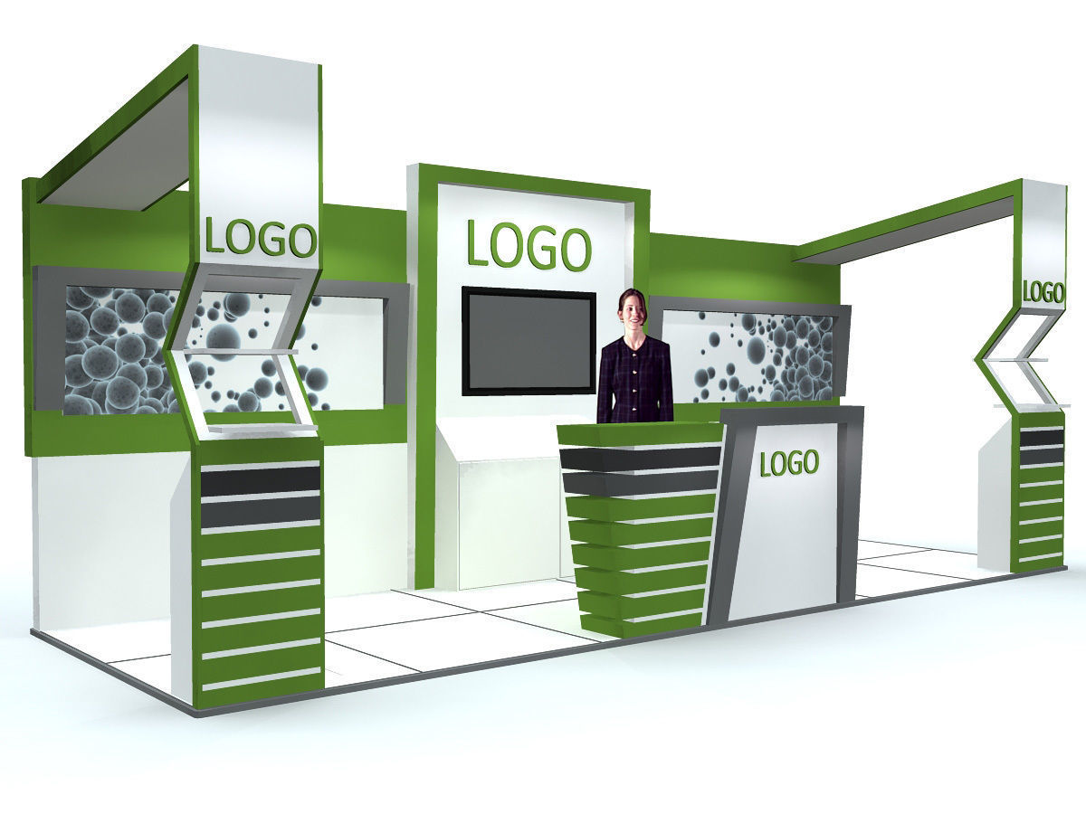 Exhibition Stand - ST0011 3D model_3