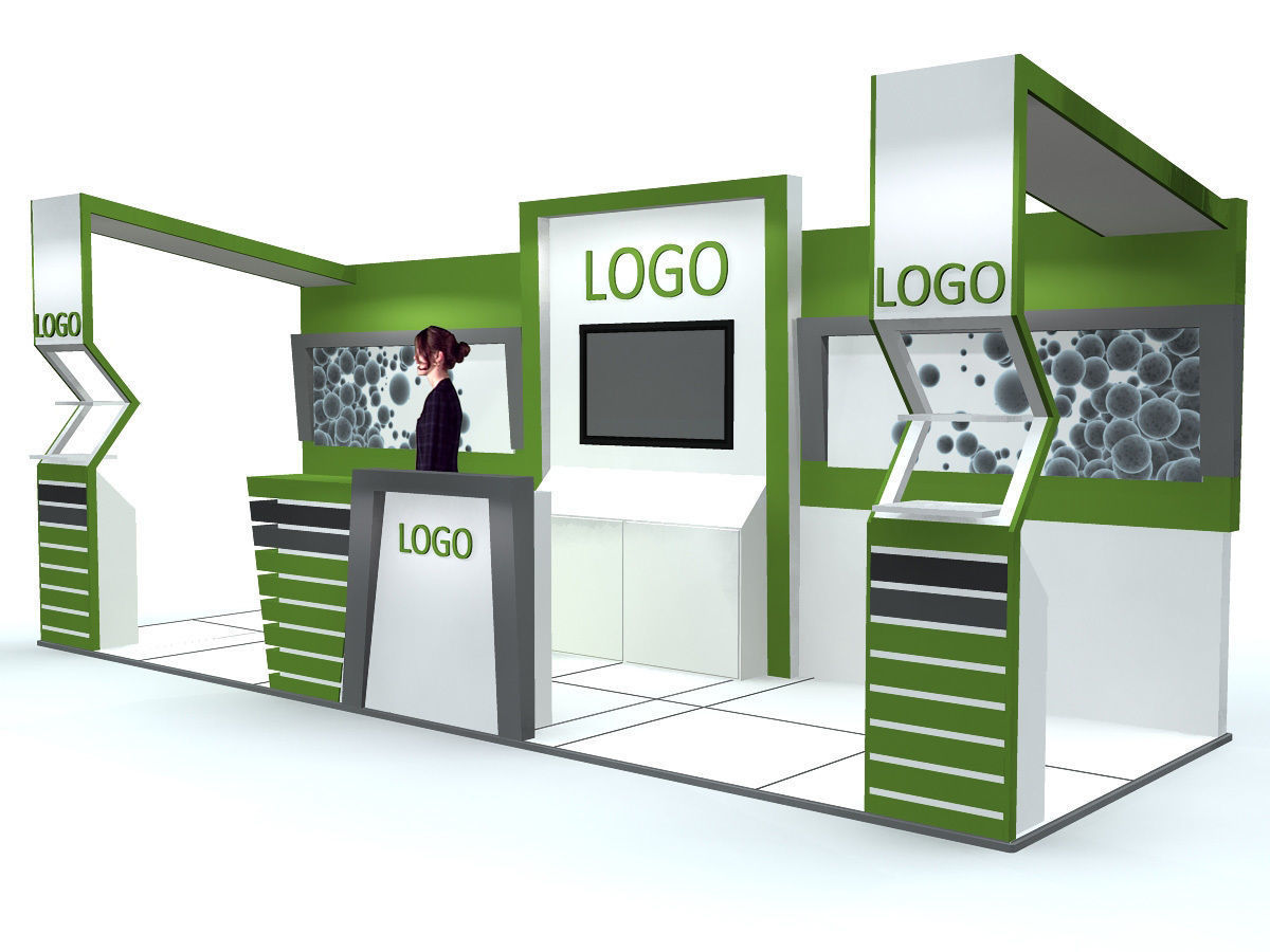Exhibition Stand - ST0011 3D model_1