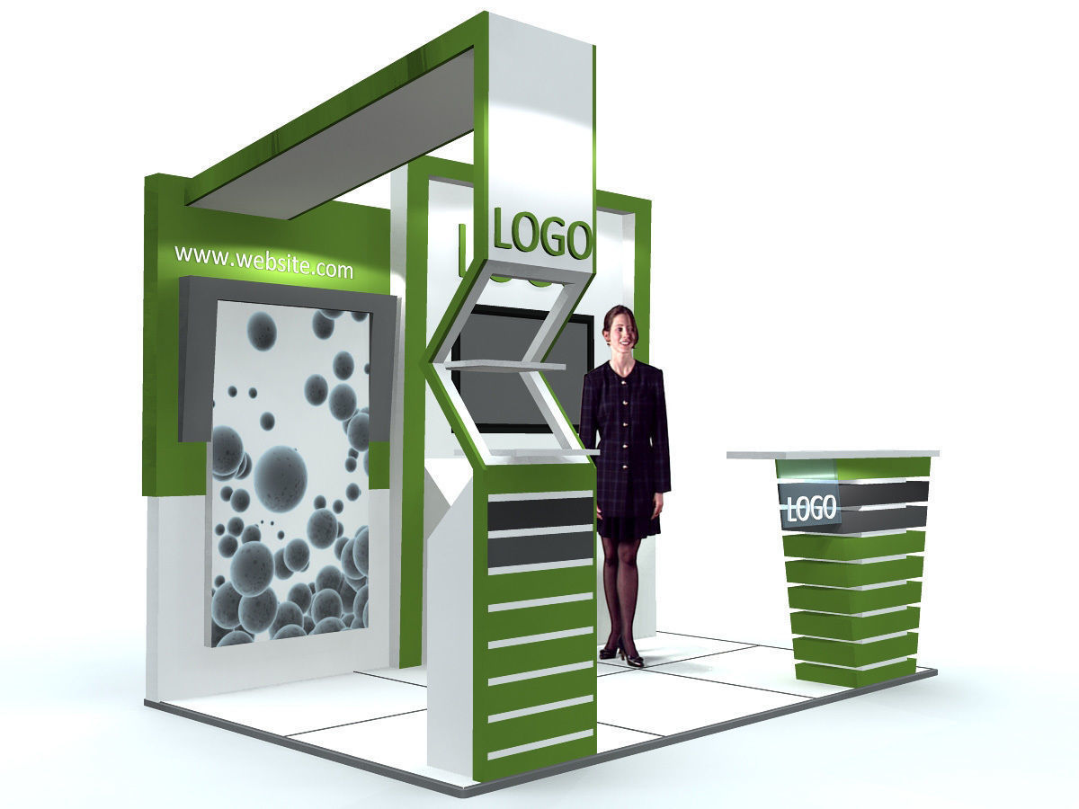 Exhibition Stand - ST0011 3D model_2