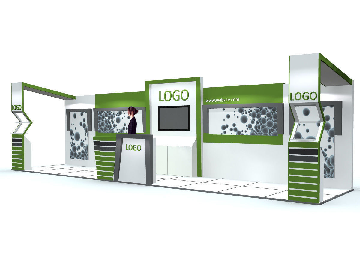 Exhibition Stand - ST0011 3D model_4