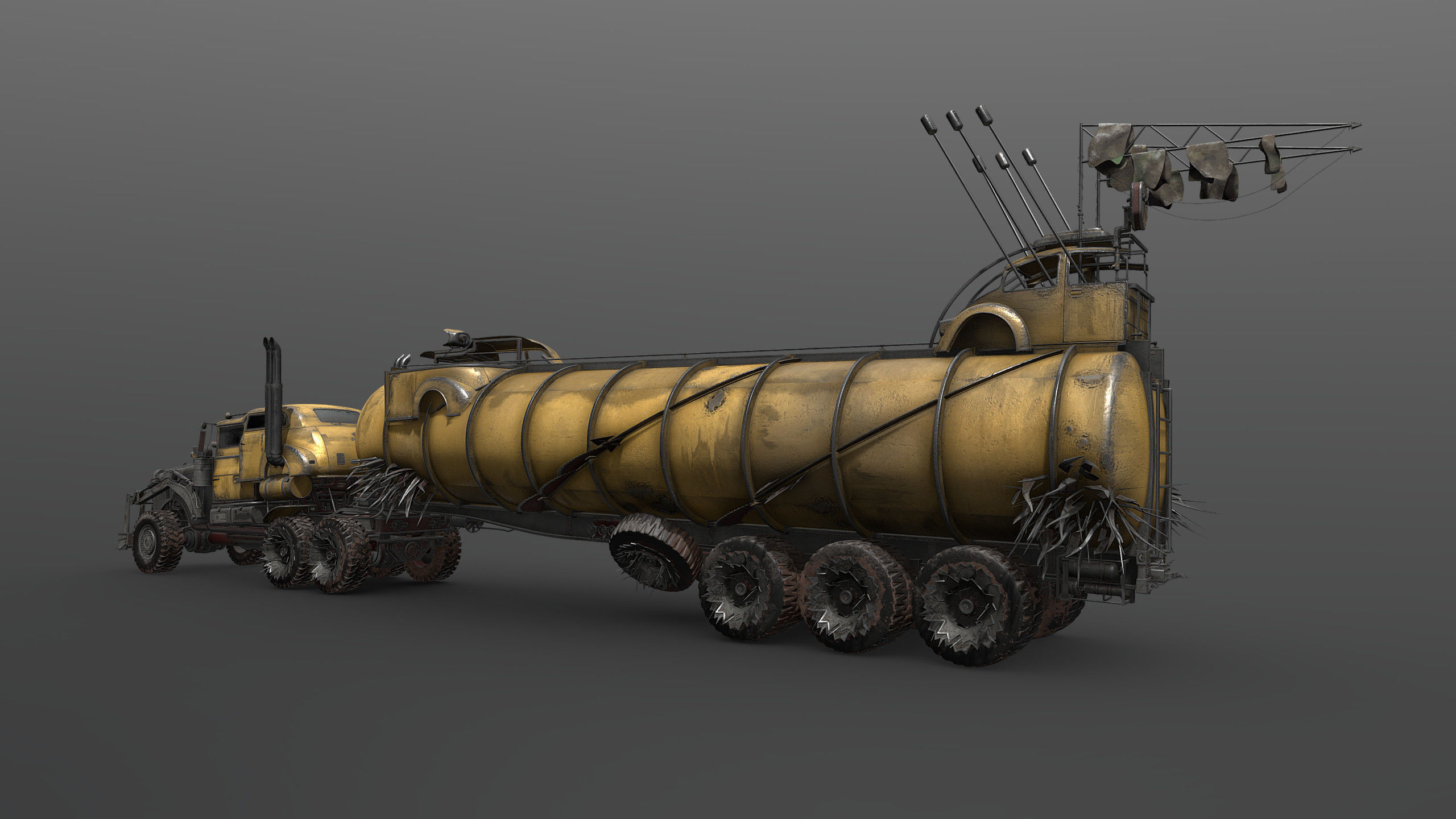 Mad Car 8k resolution 3D model_2