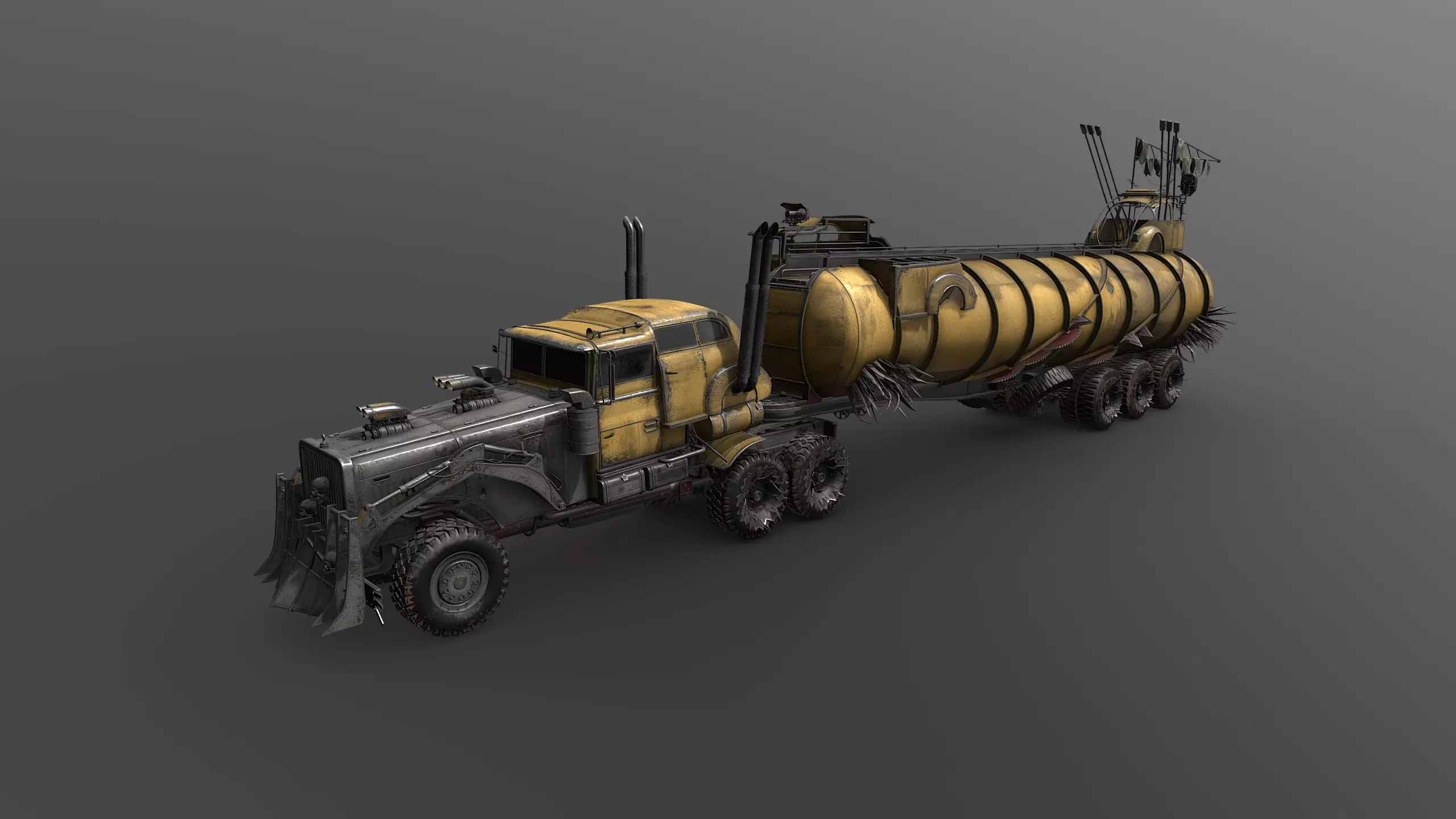 Mad Car 8k resolution 3D model_0