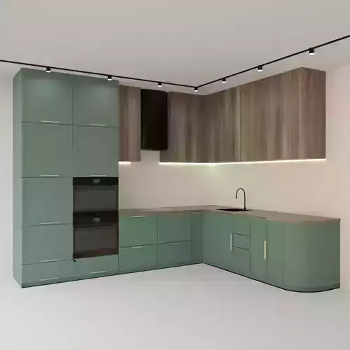 beautiful modern kitchen 3D model