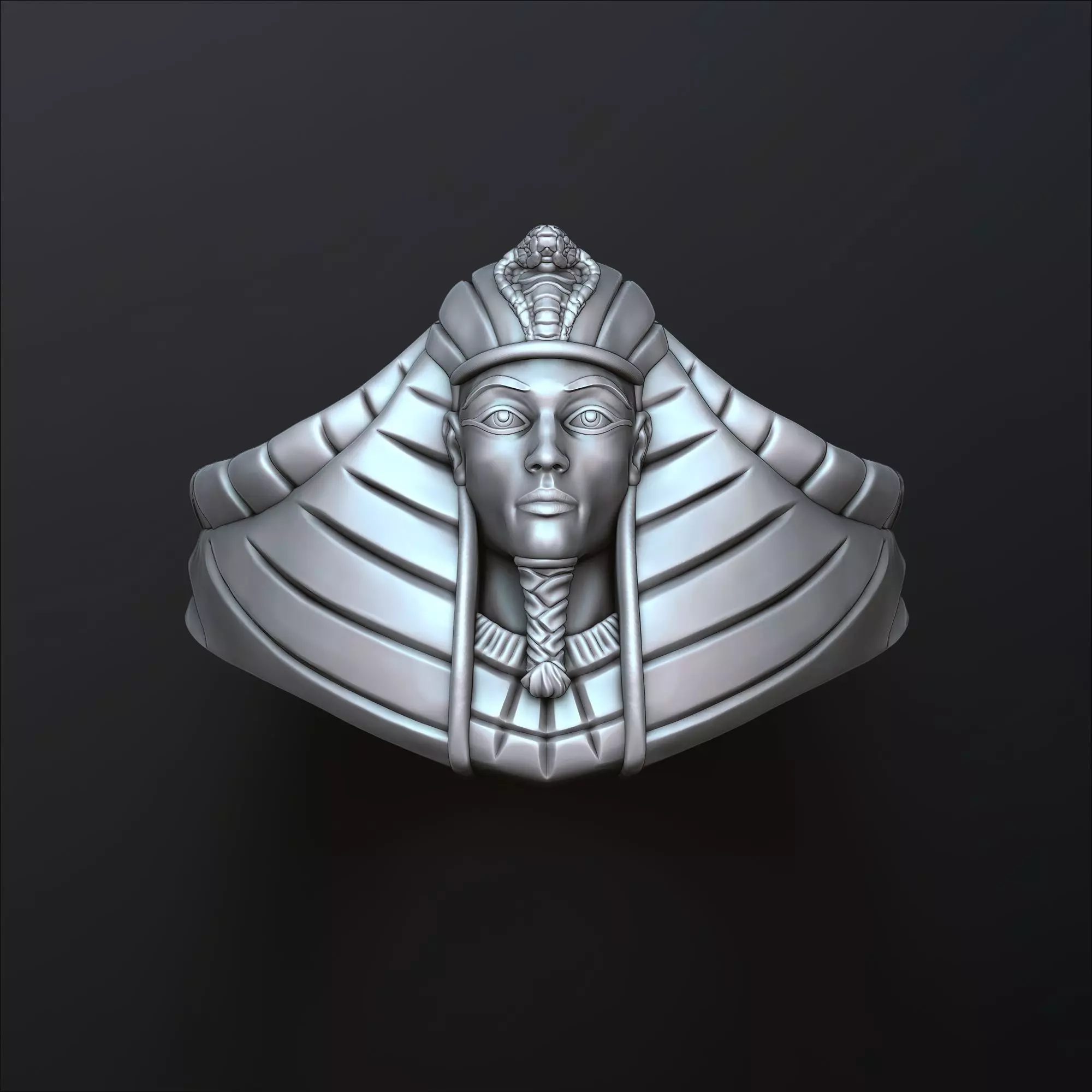 Pharaoh Ring 3D print model_0