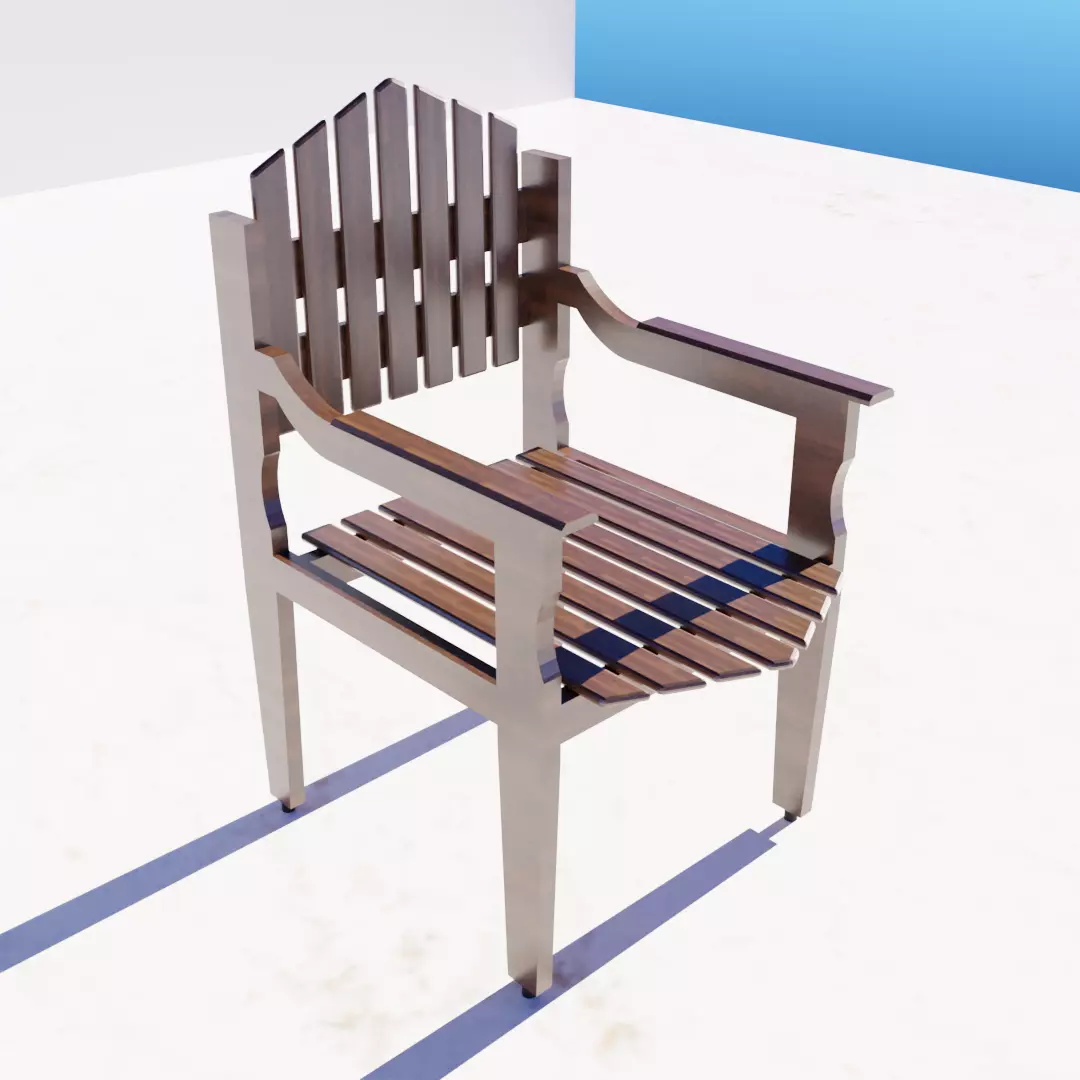 Living Room Chair 001 3D model