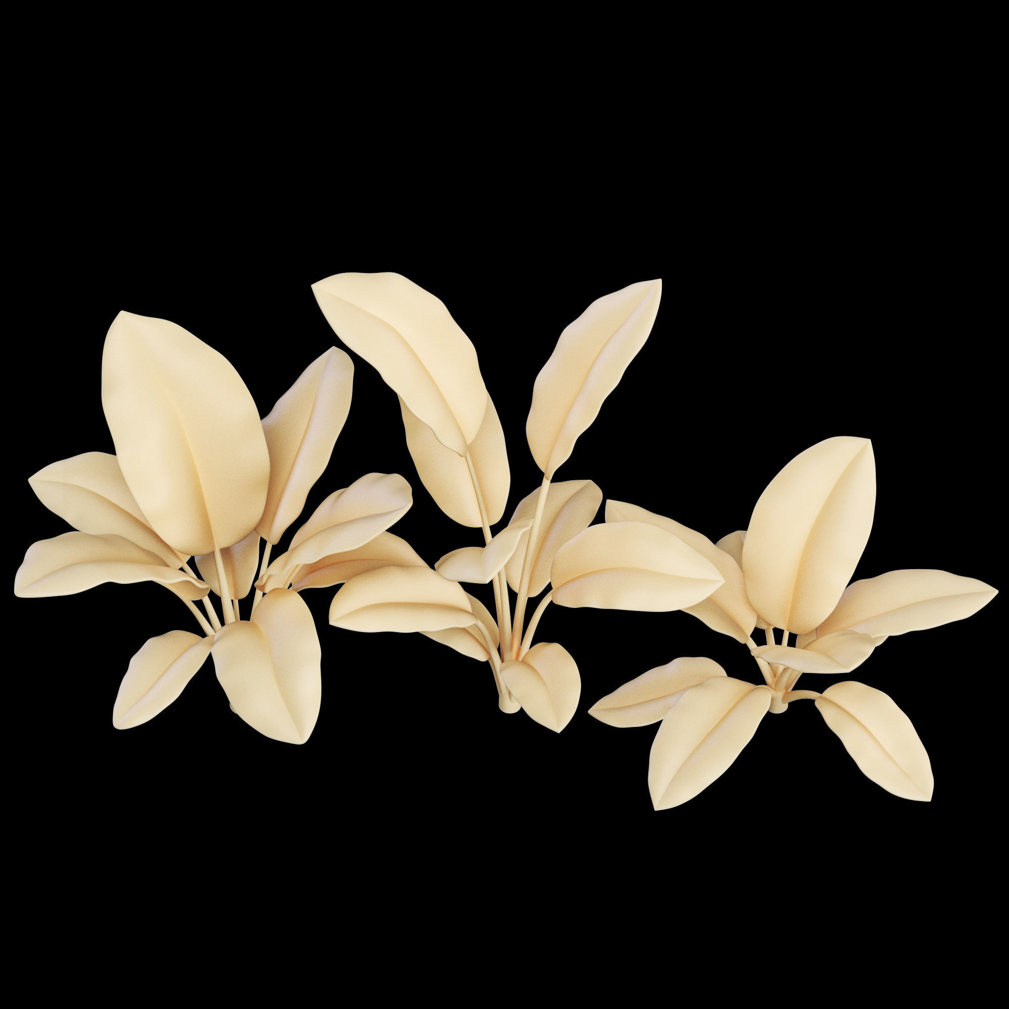 3dprint Plant 01 Strelitzia 3D print model_3