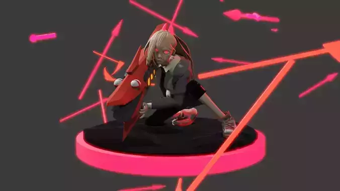 Power 3D Model Low-poly 3D model Power 3D Model Low-poly 3D model