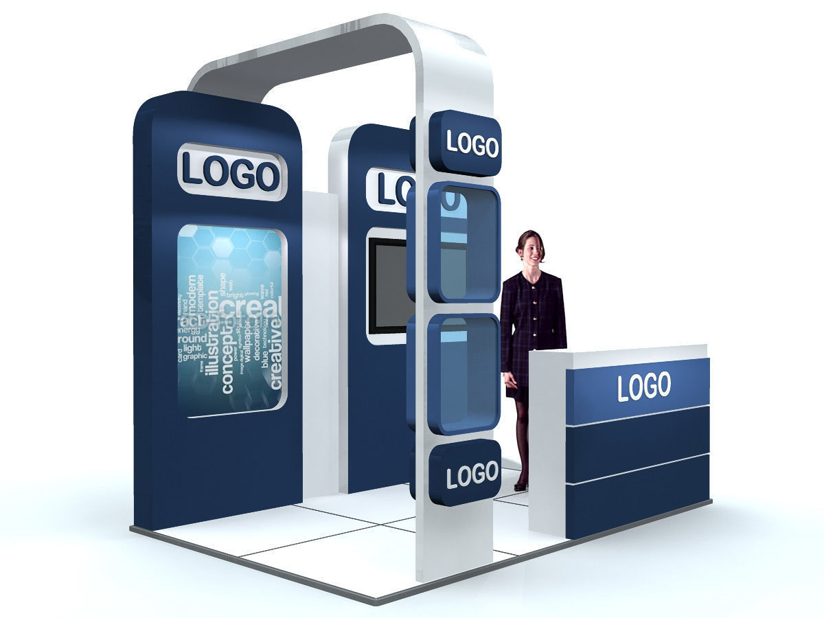 Exhibition Stand - ST0012 3D model_2