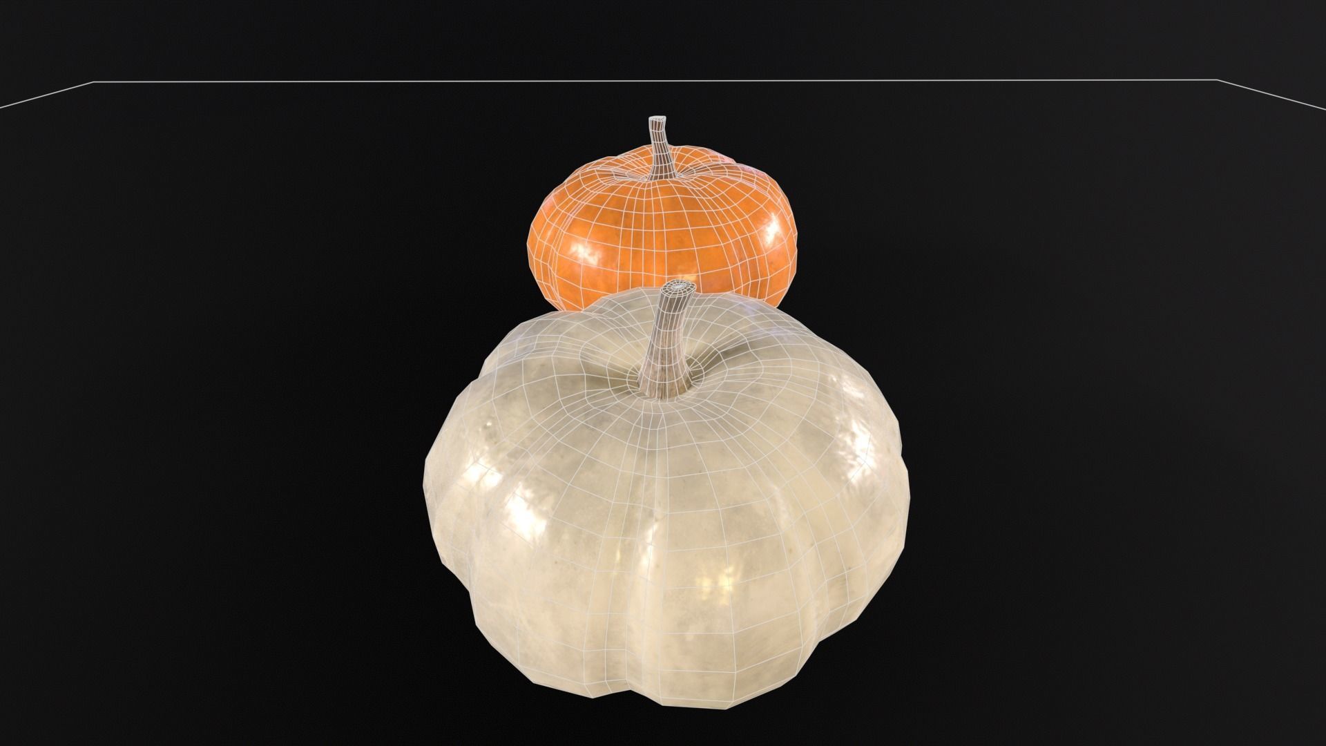Baby Boo Pumpkins Low-poly 3D model_19