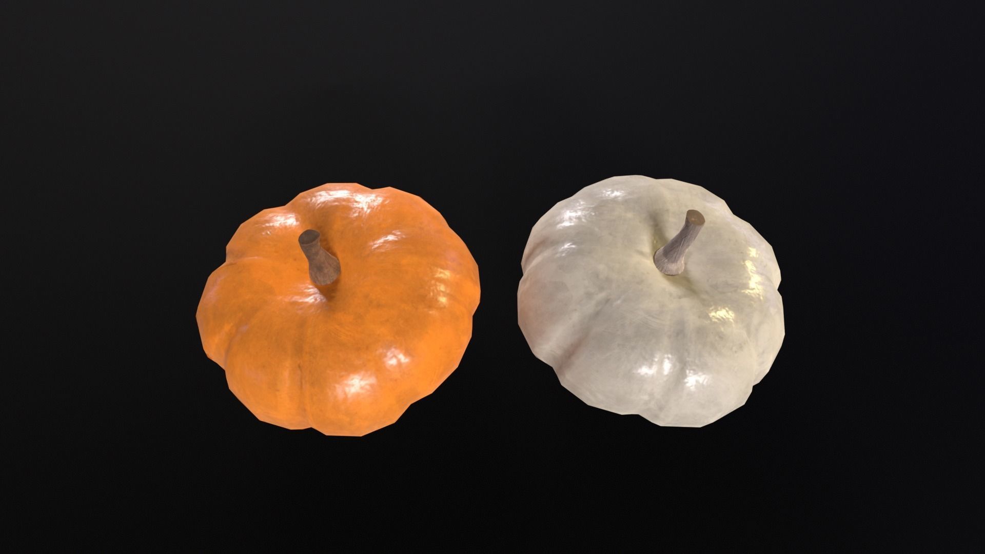Baby Boo Pumpkins Low-poly 3D model_14