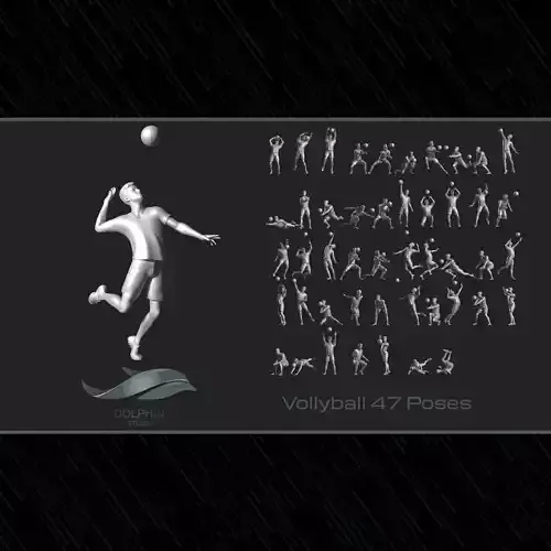 volleyball Man 47 figure Set 01