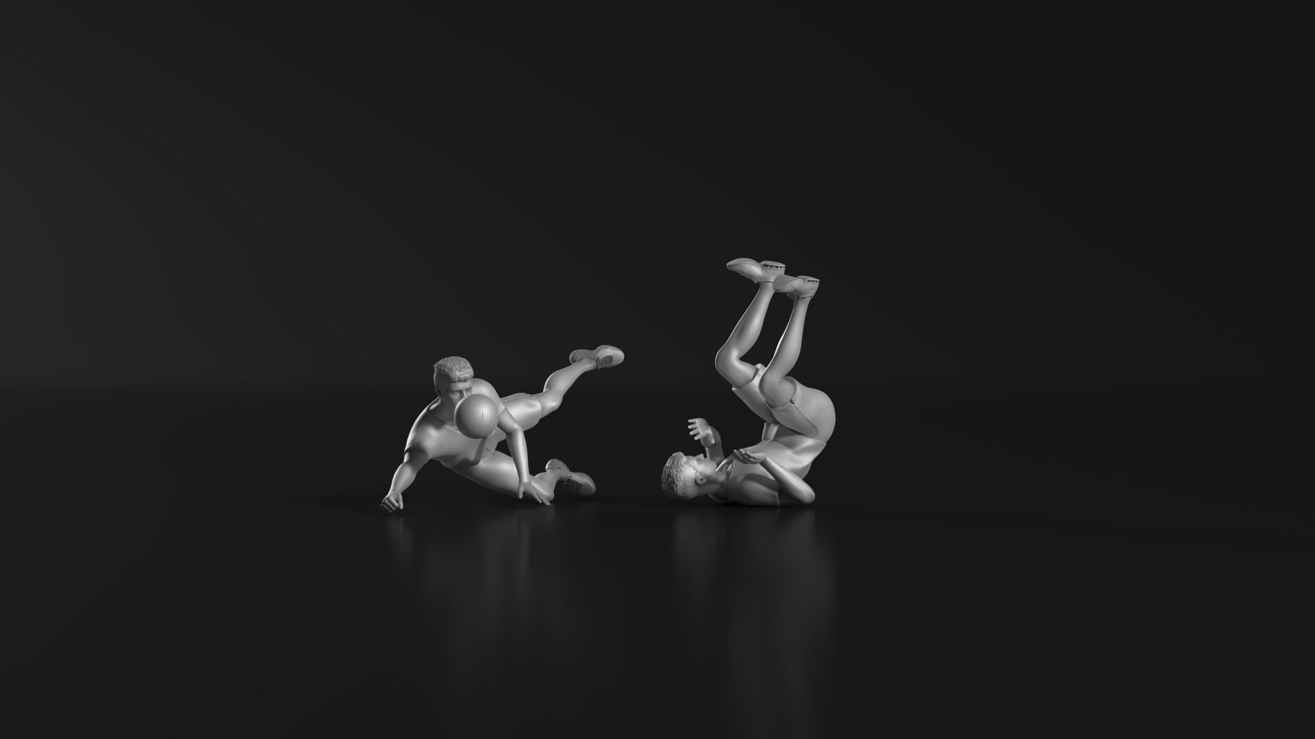 volleyball Man 47 figure Set 01 3D print model_11