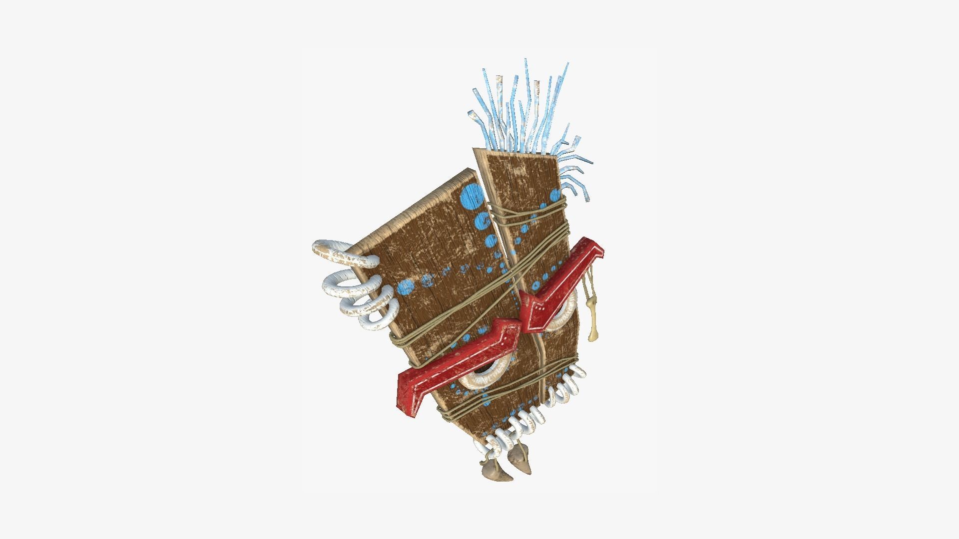 10 Tribal Masks B Collection - Costume Character Design _47