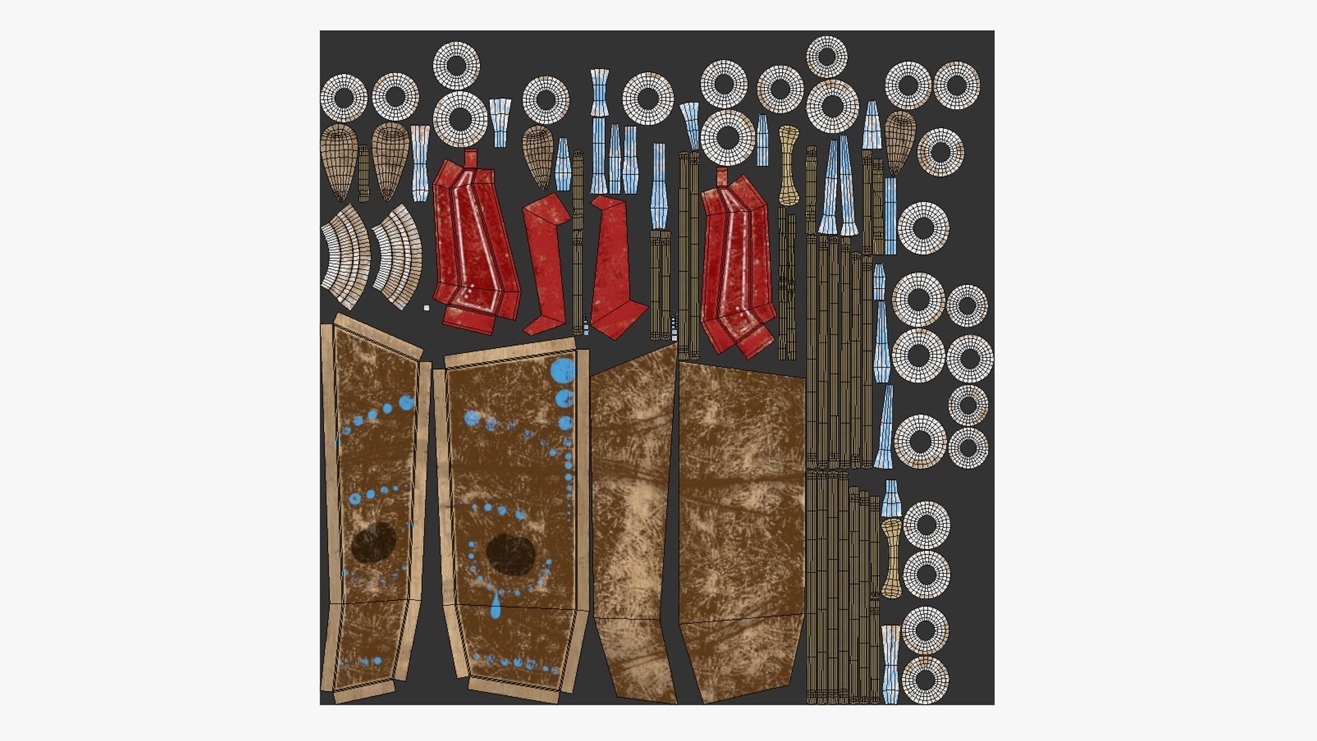 10 Tribal Masks B Collection - Costume Character Design _76