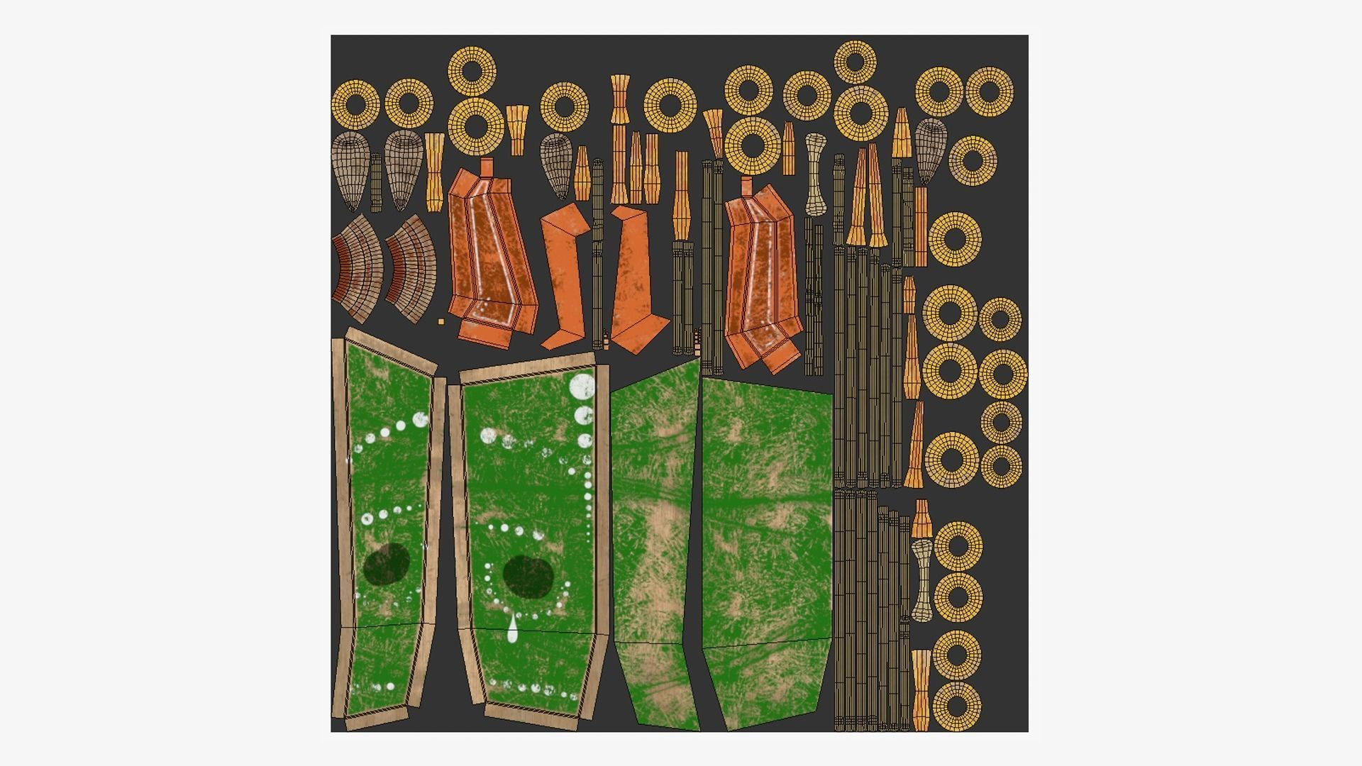 10 Tribal Masks B Collection - Costume Character Design _78