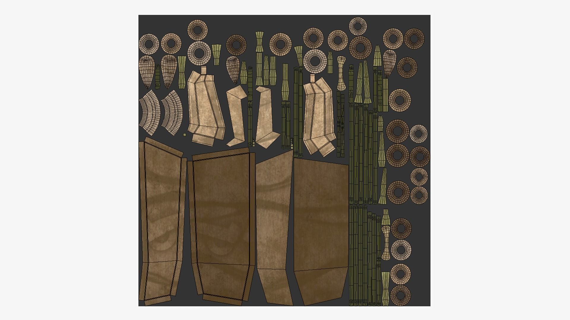 10 Tribal Masks B Collection - Costume Character Design _71