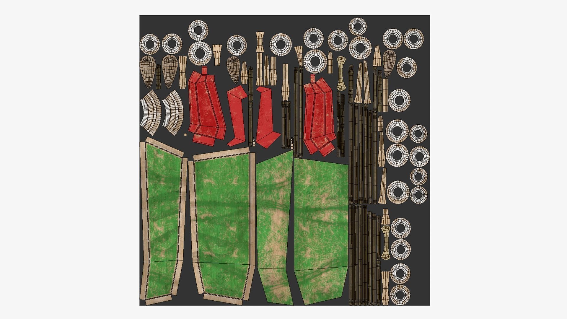 10 Tribal Masks B Collection - Costume Character Design _79