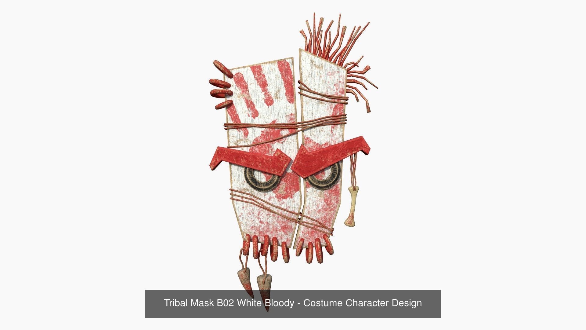 10 Tribal Masks B Collection - Costume Character Design _2