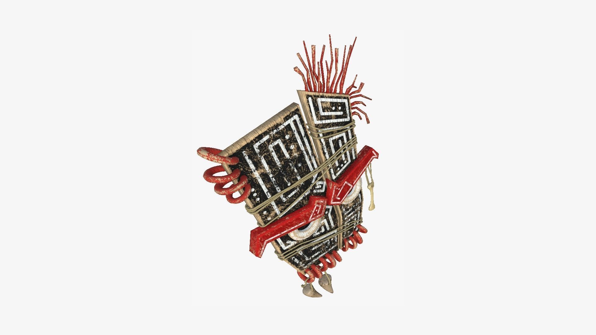 10 Tribal Masks B Collection - Costume Character Design _66