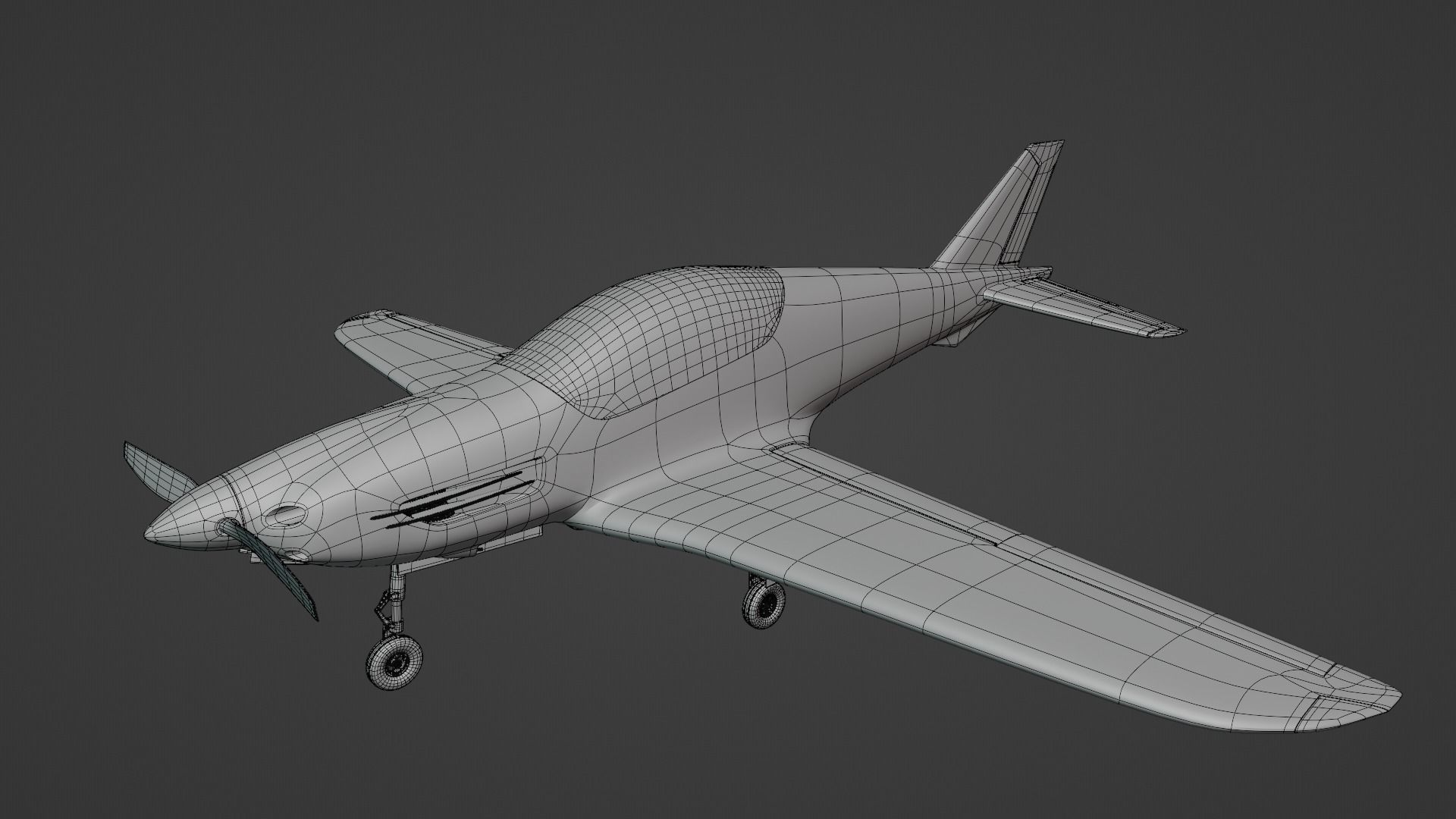 Airplane Pelegrin Tarragon 3D model_29