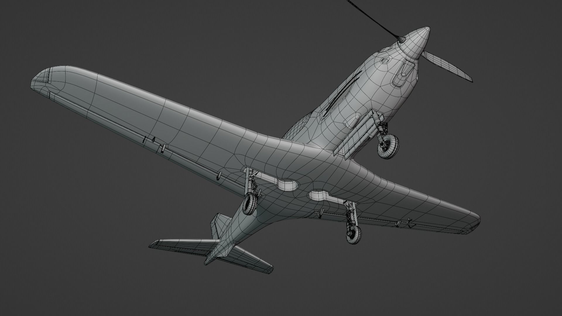 Airplane Pelegrin Tarragon 3D model_28