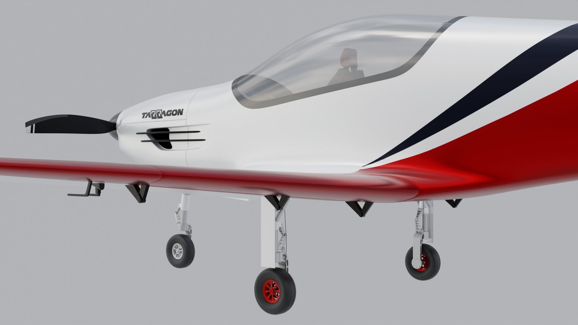 Airplane Pelegrin Tarragon 3D model_11