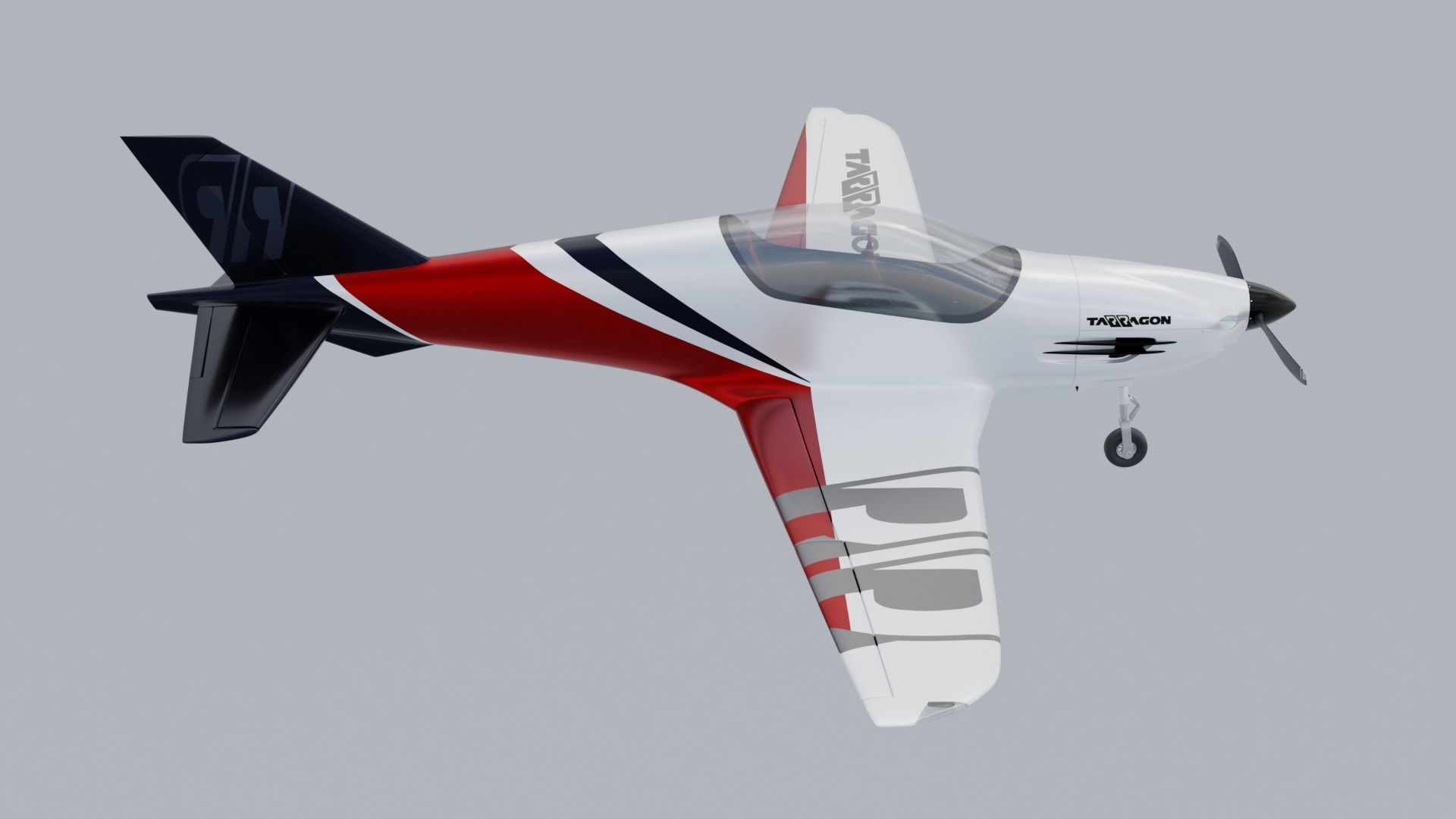 Airplane Pelegrin Tarragon 3D model_6