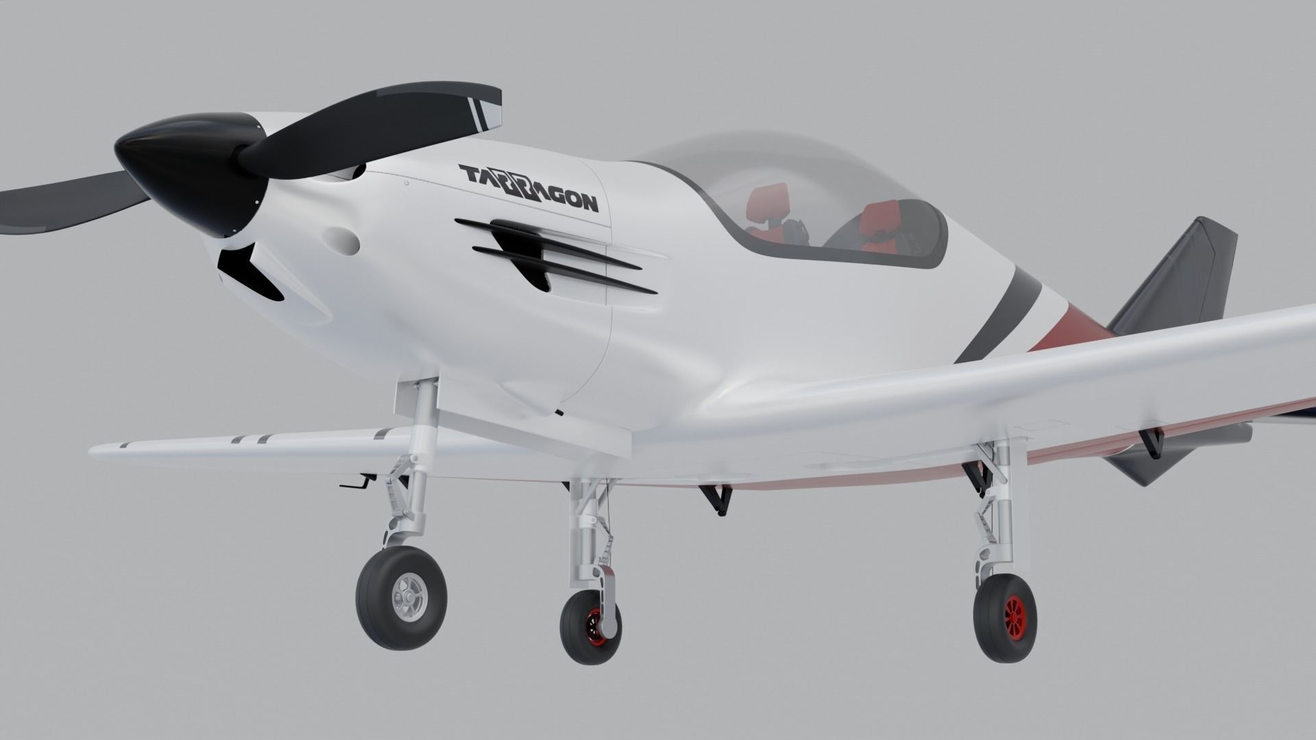 Airplane Pelegrin Tarragon 3D model_10