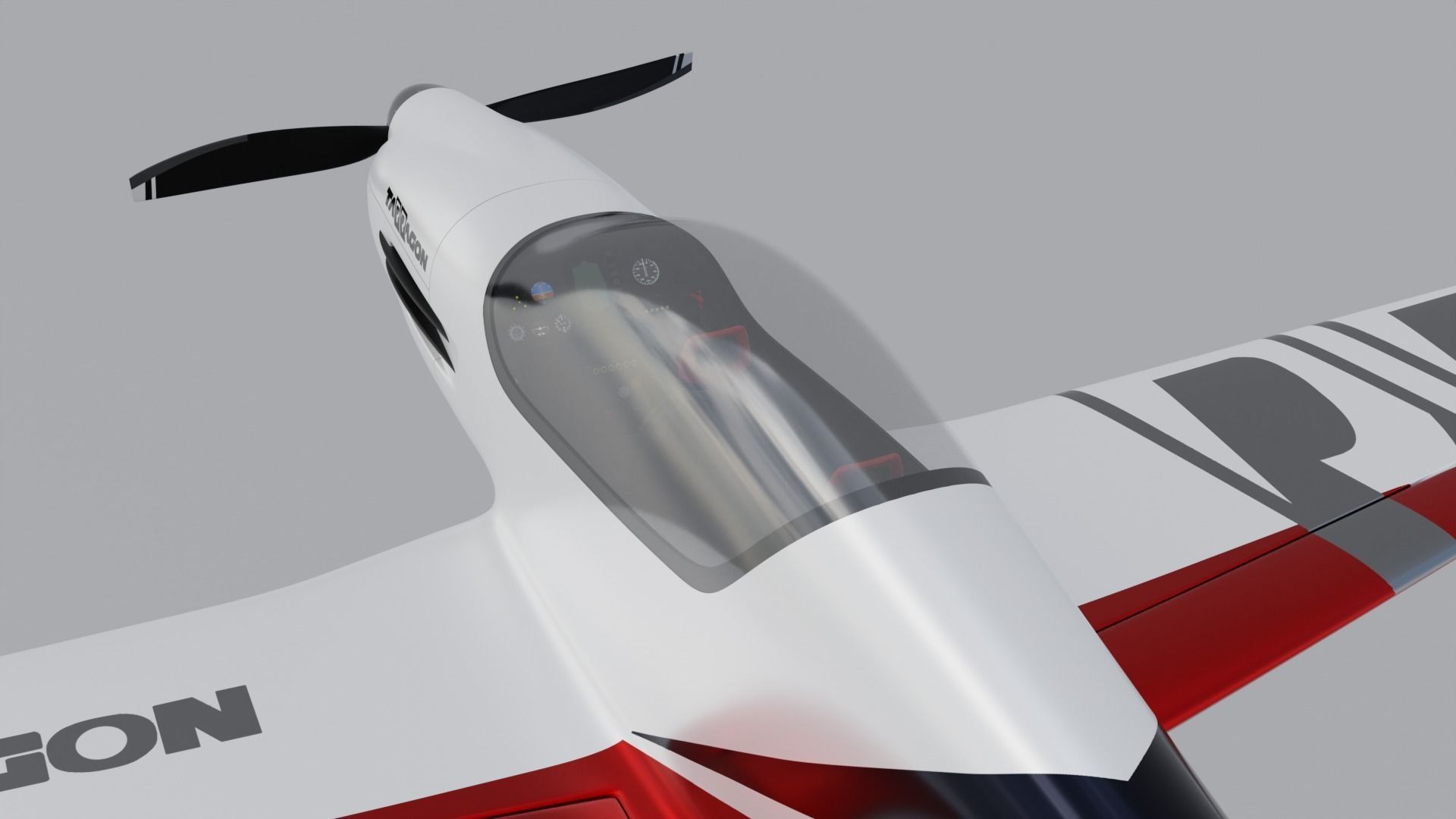 Airplane Pelegrin Tarragon 3D model_20