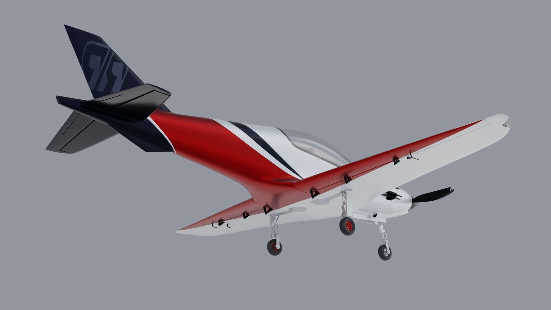 Airplane Pelegrin Tarragon 3D model_7