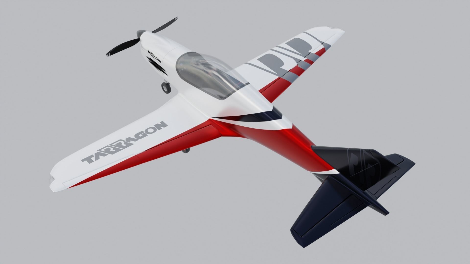 Airplane Pelegrin Tarragon 3D model_4