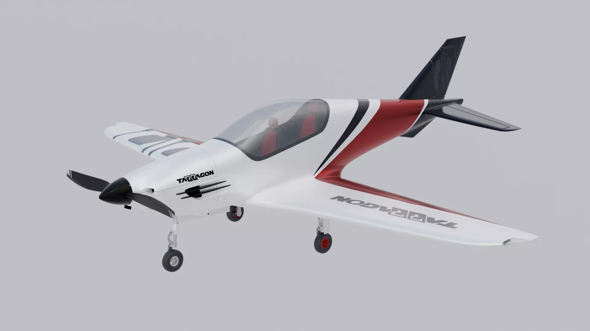 Airplane Pelegrin Tarragon 3D model_0