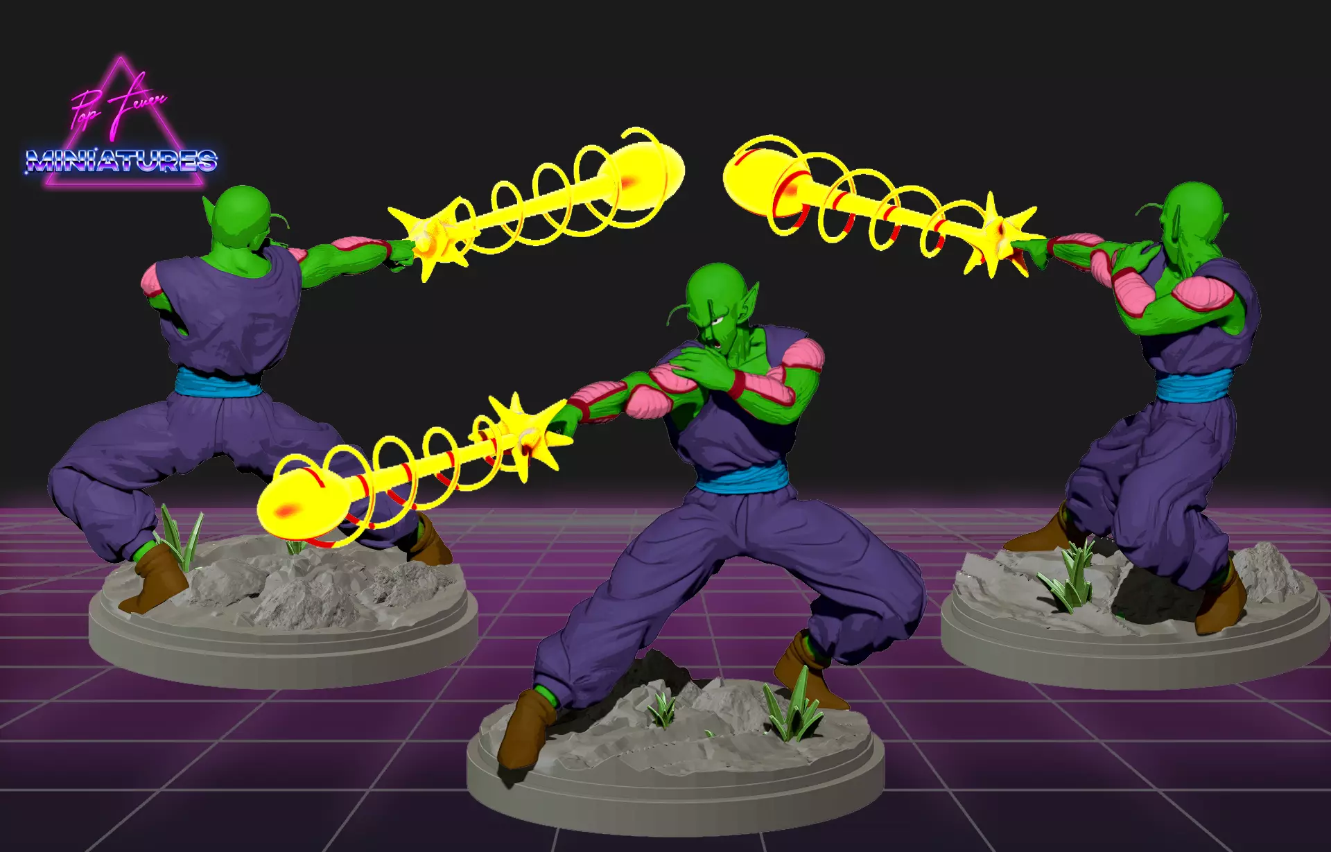 Piccolo miniature from Dragon Ball Z 3D print model_0