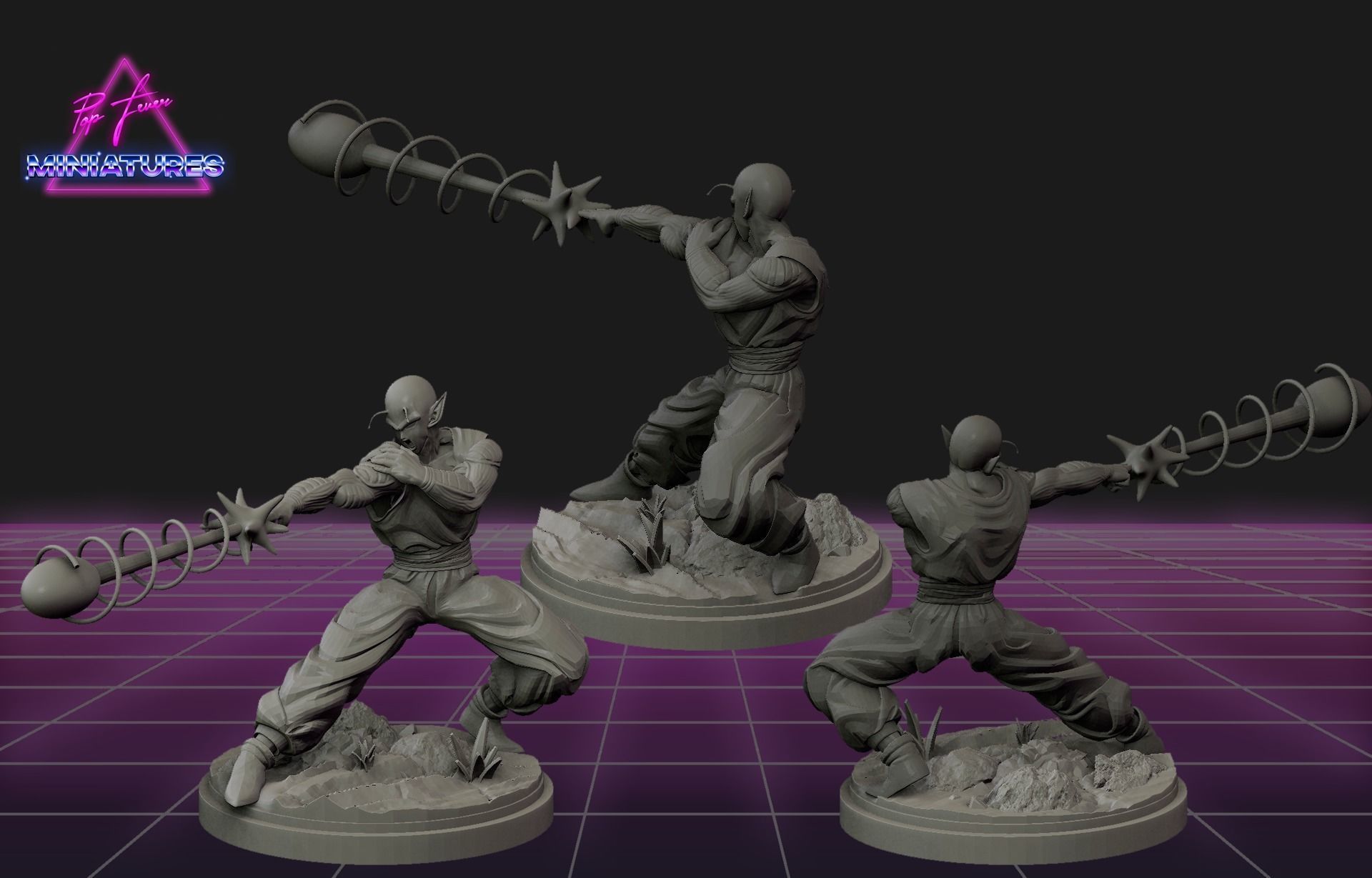 Piccolo miniature from Dragon Ball Z 3D print model_1