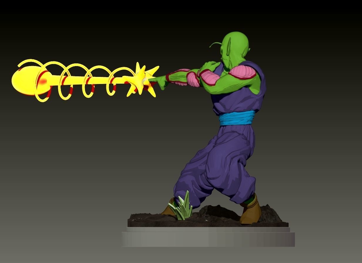 Piccolo miniature from Dragon Ball Z 3D print model_4
