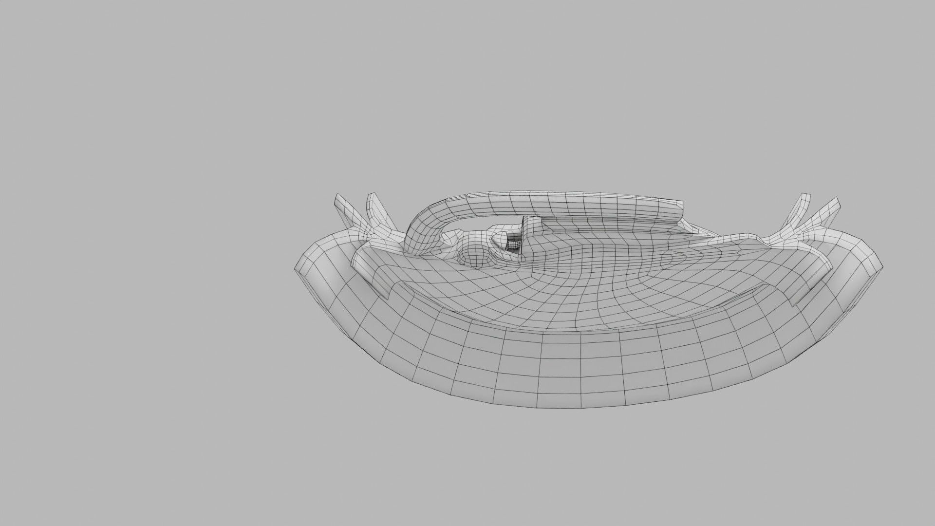 Human trilaminar embryo 3 Weeks Low-poly 3D model_79