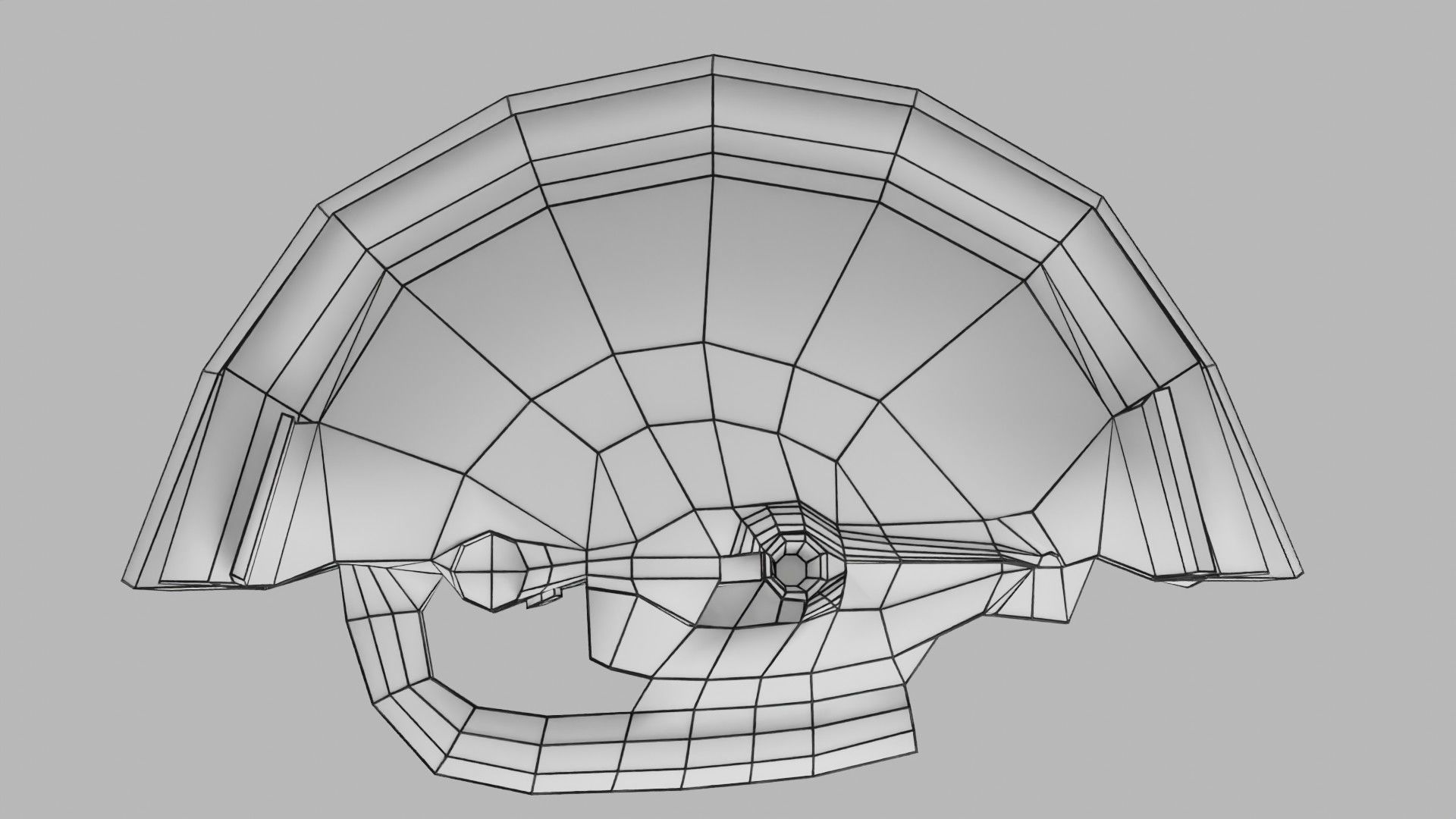 Human trilaminar embryo 3 Weeks Low-poly 3D model_64