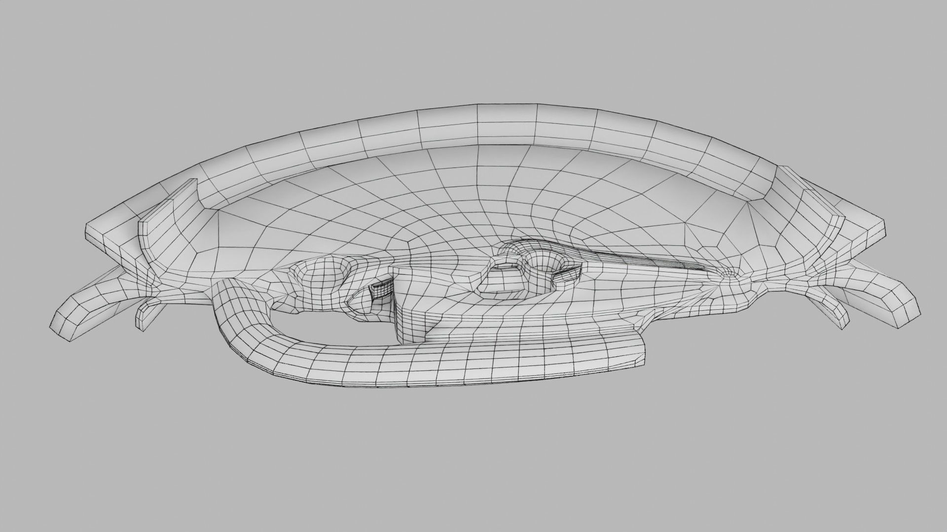 Human trilaminar embryo 3 Weeks Low-poly 3D model_74