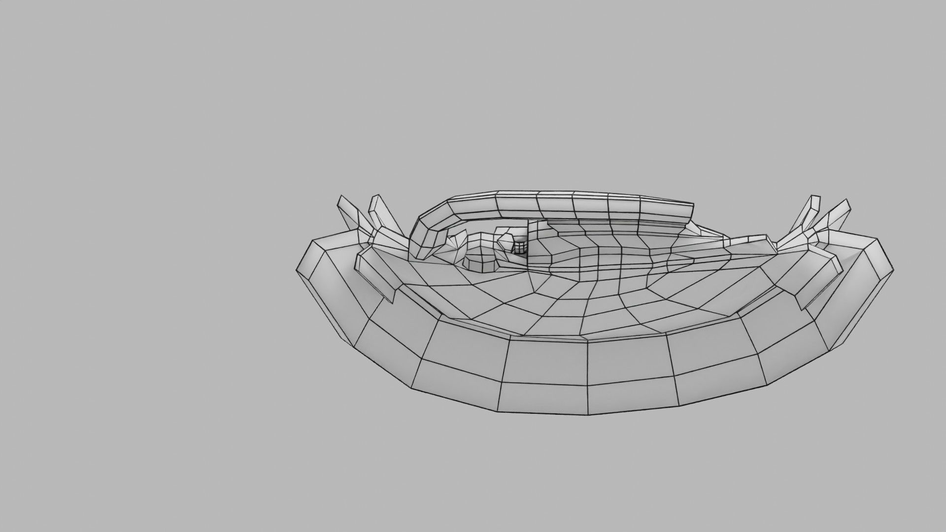 Human trilaminar embryo 3 Weeks Low-poly 3D model_65