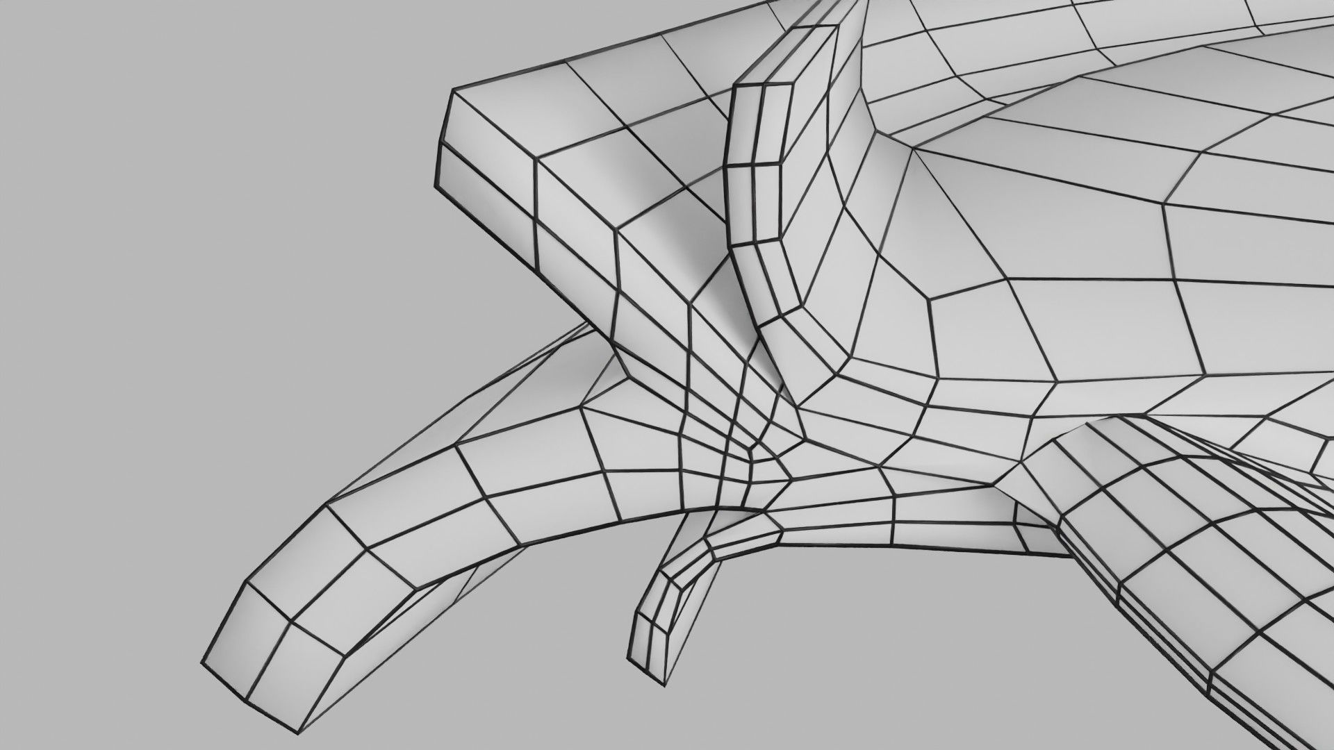 Human trilaminar embryo 3 Weeks Low-poly 3D model_73