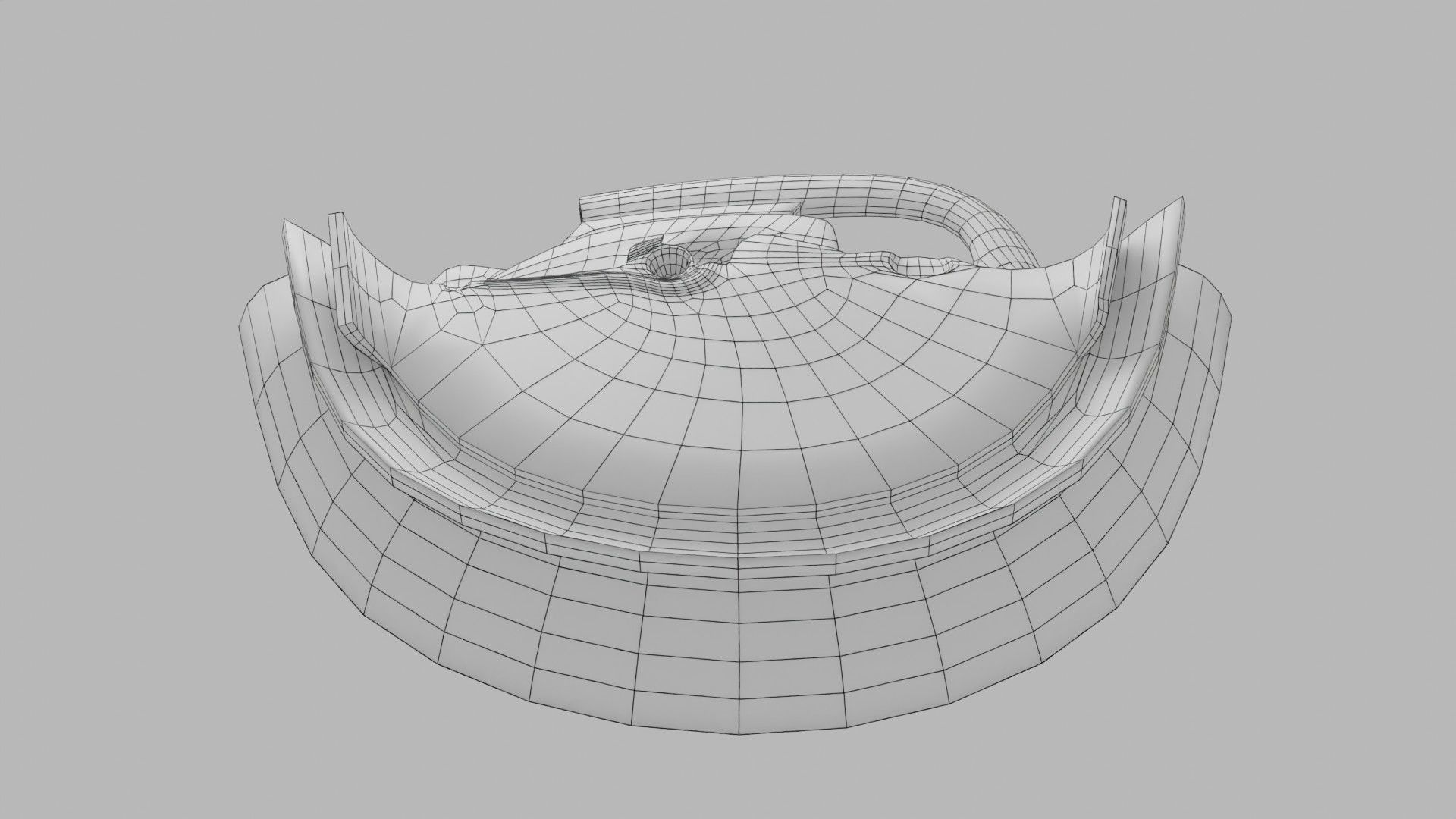 Human trilaminar embryo 3 Weeks Low-poly 3D model_93
