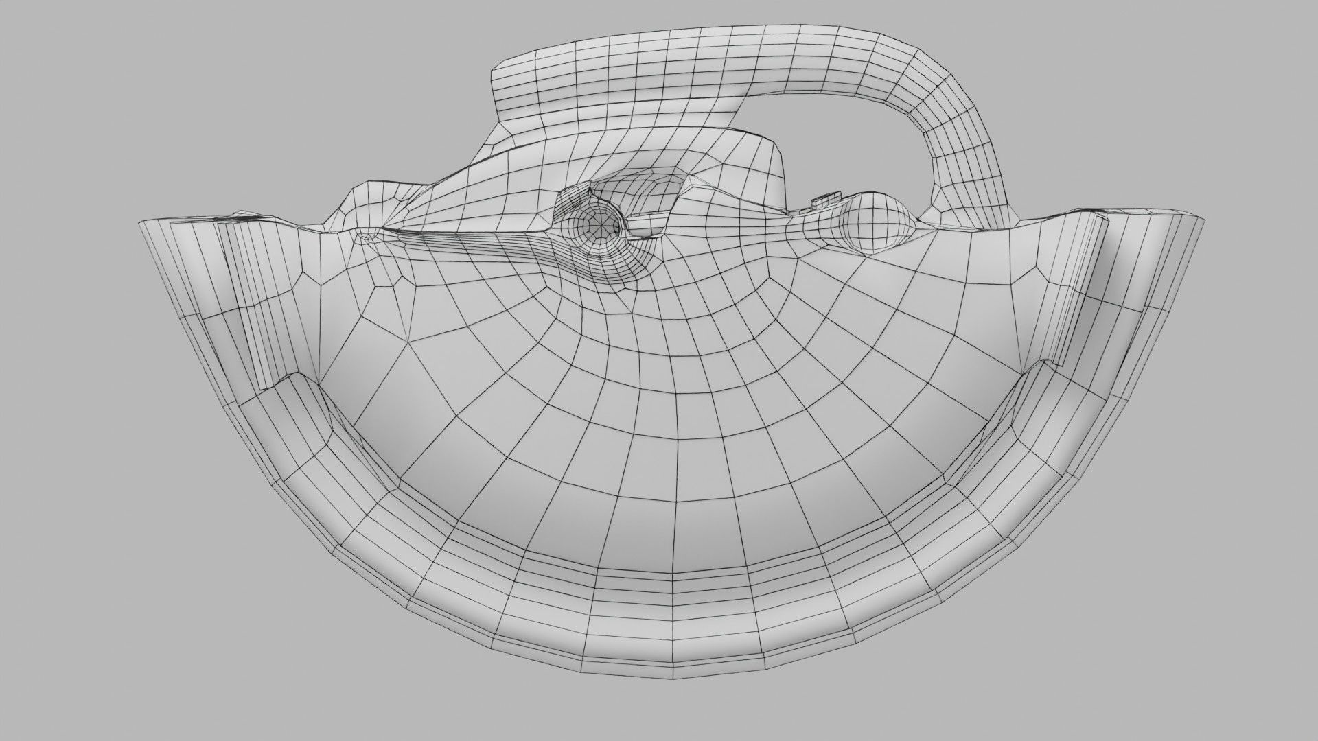 Human trilaminar embryo 3 Weeks Low-poly 3D model_95