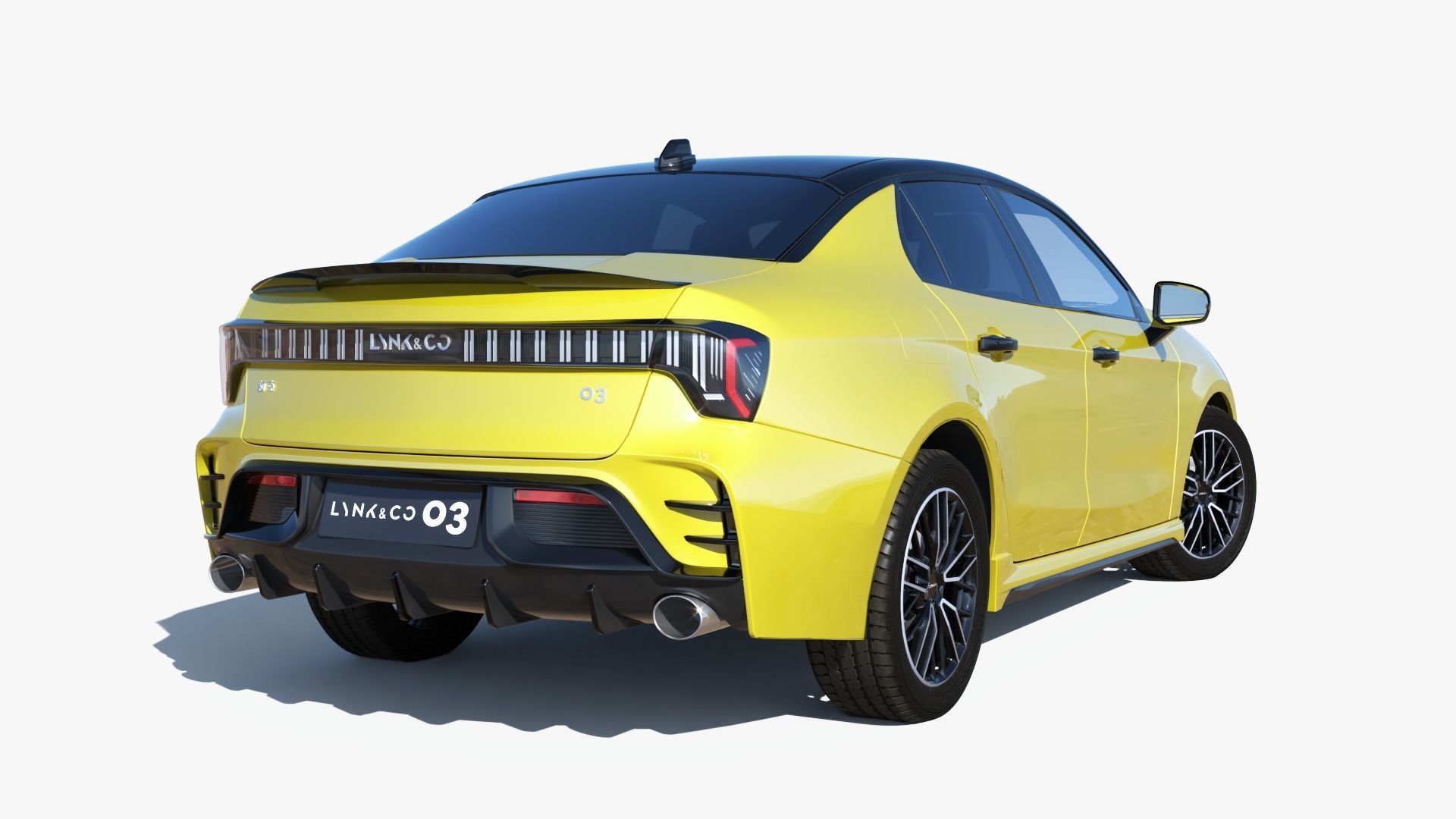 2023 Lynkco03  Low-poly 3D model_8