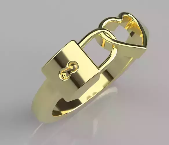 Heart locket Ring Devotion