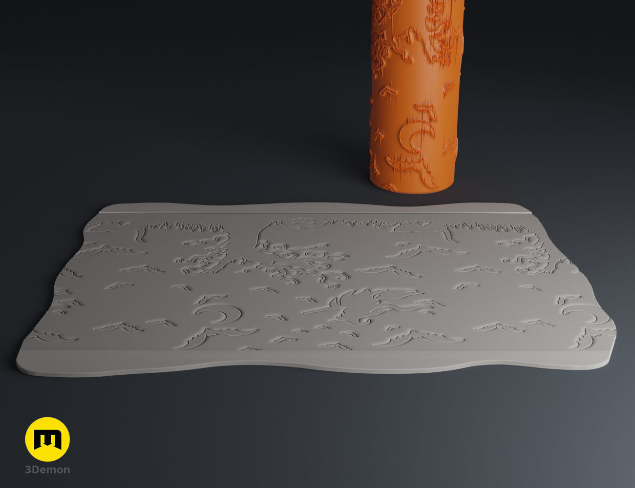 Halloween Stamp Wheels and Rollers 3D print model_8