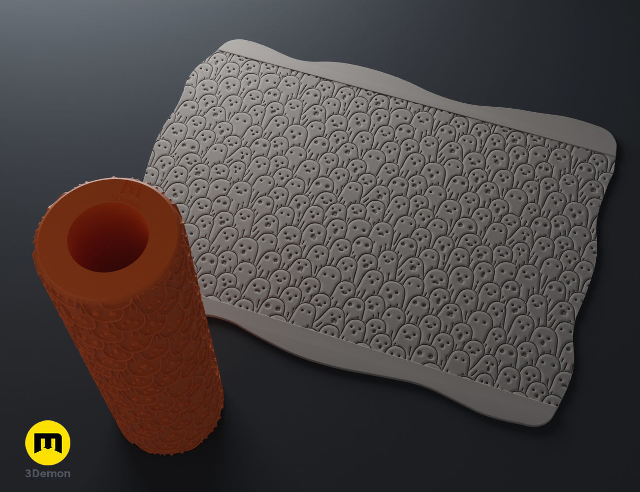 Halloween Stamp Wheels and Rollers 3D print model_18