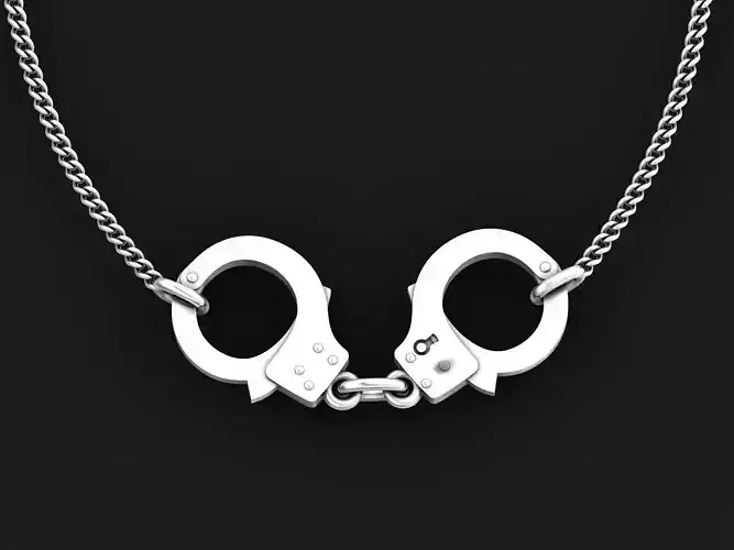 pendant handcuffs police toy 963
